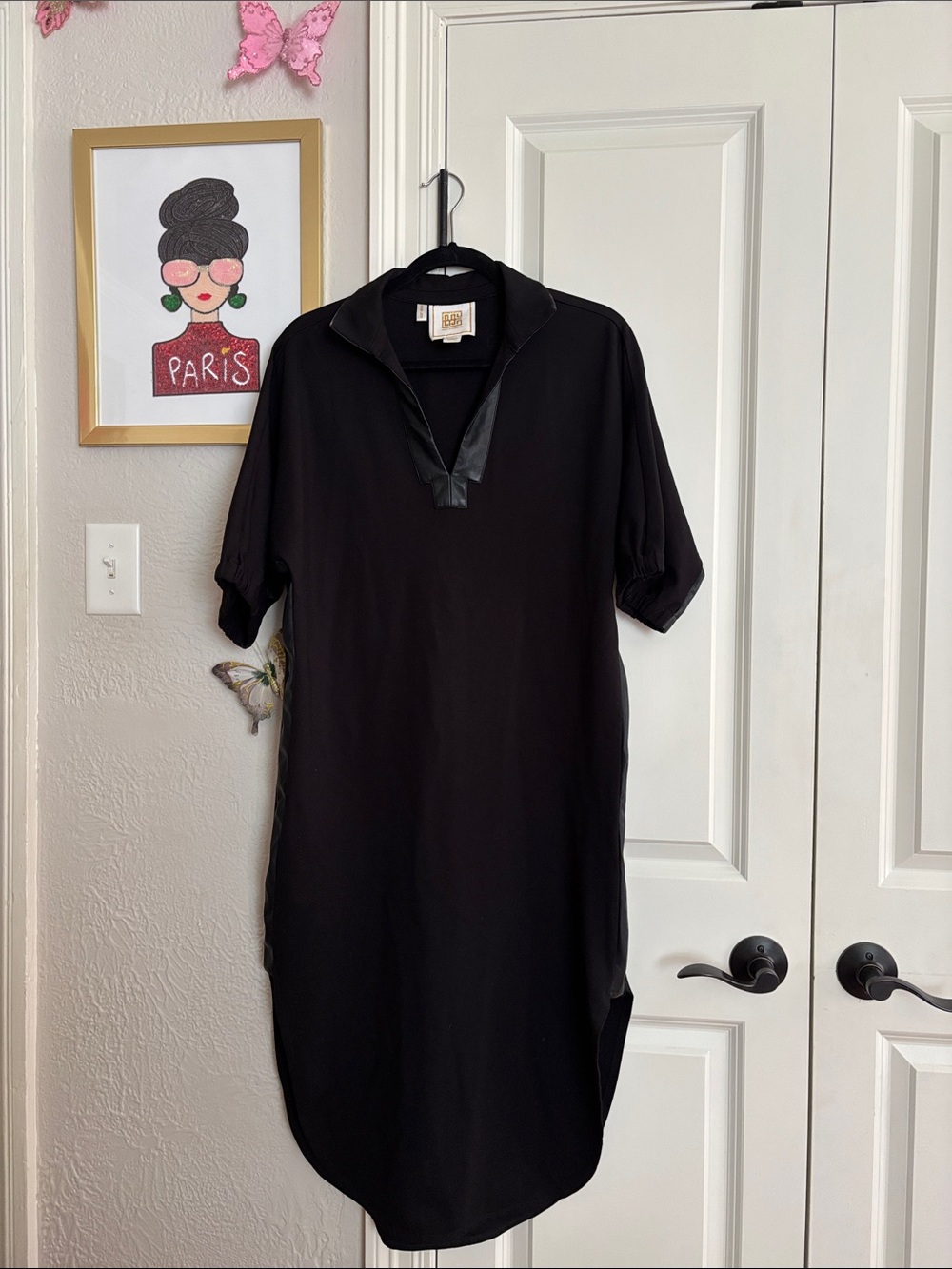 Emily Mccarthy Black Poppy Caftan